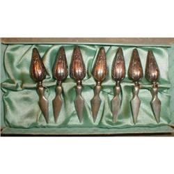 Sterling CORN Cob HOLDERS Wolfenden -BOXED- #1585102