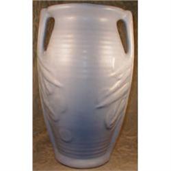 McCOY Sand DOLLAR Vase BLUE -LARGE- 1930s #1585103