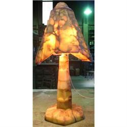 Table Lamp Bronze and Alabaster #1585274