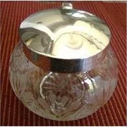 European Crystal Powder Jar #1585292