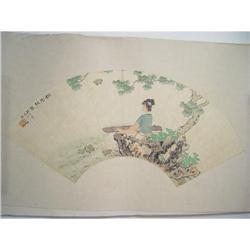 fine Chinese Fan Painting #1585302