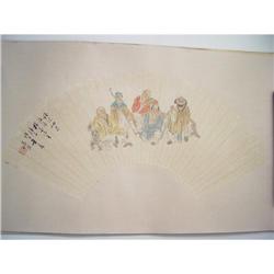 fine Chinese Fan Painting #1585306