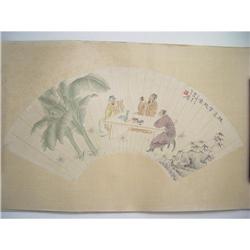 fine Chinese Fan Painting #1585307