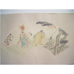 fine Chinese Fan Painting #1585308