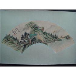 fine Chinese Fan Painting #1585314