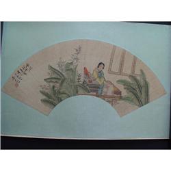 fine Chinese Fan Painting #1585319