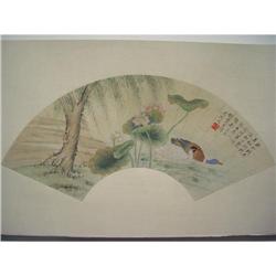 fine Chinese Fan Painting #1585326