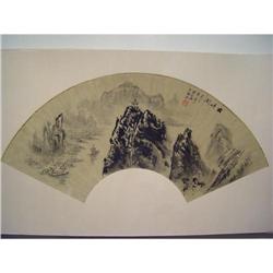 fine Chinese Fan Painting #1585327