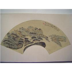 fine Chinese Fan Painting #1585334