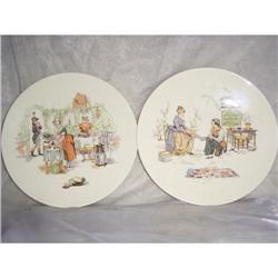 2 Sarrequemines wand-plates #1585402