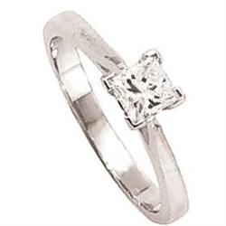 1.25 carat PRINCESS CUT diamond solitaire ring #1585552