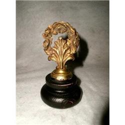 Paperweight Bronze Finial Mounted France #1596023