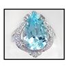 Image 1 : AQUAMARINE COLOR 6.6 CARAT TOPAZ DIAMOND #1596060