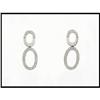 Image 1 : DIAMOND DANGLE MODERN EARRINGS WERE $500.00 #1596070