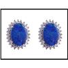 Image 1 : FINE COLOR OPAL DAIMOND EARRINGS WERE $800. #1596071