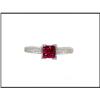 Image 1 : INVISIBLE SET RUBY DIAMOND RING WAS $595.00 #1596084