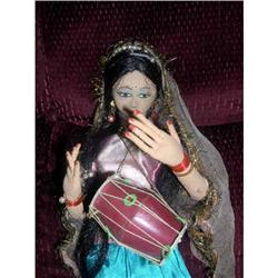 International India Cloth Doll with Stand #1596138