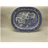 Image 1 : Ironstone Large meat platter "Willow" pattern #1596206