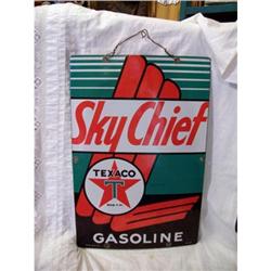 Dated Texaco Sky Chief Porcelain Sign #1596251