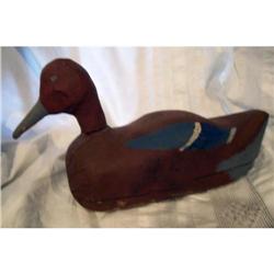 Antique Hand Carved Folk Art Duck Decoy #1596255