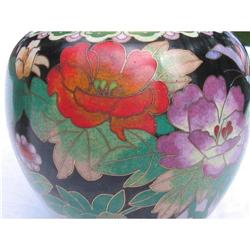 Pair Antique Japanese Cloisonne Vases Excellent#1596267