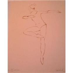 Pirouette Ballet   Dancer  litho by Edna Hibel #1596390