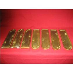 Seven French Bronze door Plates #1596538