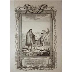 Engraving of Patagonian Giant Receiving Beads #1596561