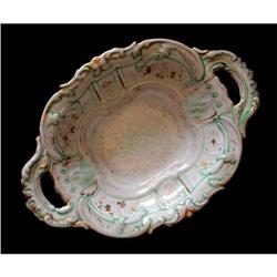 Faience Handled Bowl marked CF #1596585