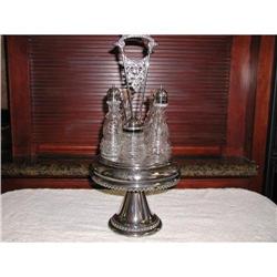 Victorian  Silverplate Cruet Set #1596774