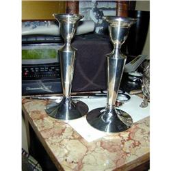 Vintage Pr. Sterling Silver Candlesticks #1596781