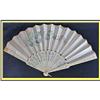 Image 1 : ANTIQUE SILK FAN HANDPAINTED ROSES OPENWORK #1597021