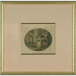 "Off to School? by Thomas Stothard - Lithograph#1603523