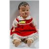 Image 1 : 1935 RELIABLE COMPSITE DOLL IN RED DRESS.  #4406