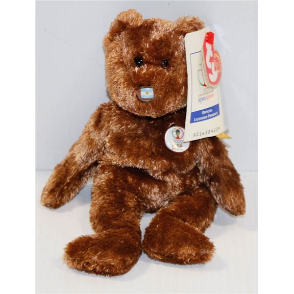 2002 FIFA TY TEDDY.  #4512