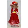 Image 1 : 1958 DOLL W/ RED DRESS.  #1402