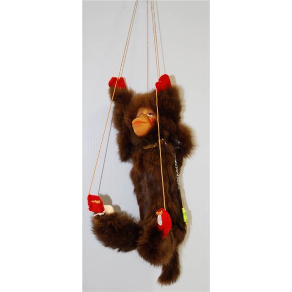 MONKEY PUPPET MADE IN JAPAN.  #4501