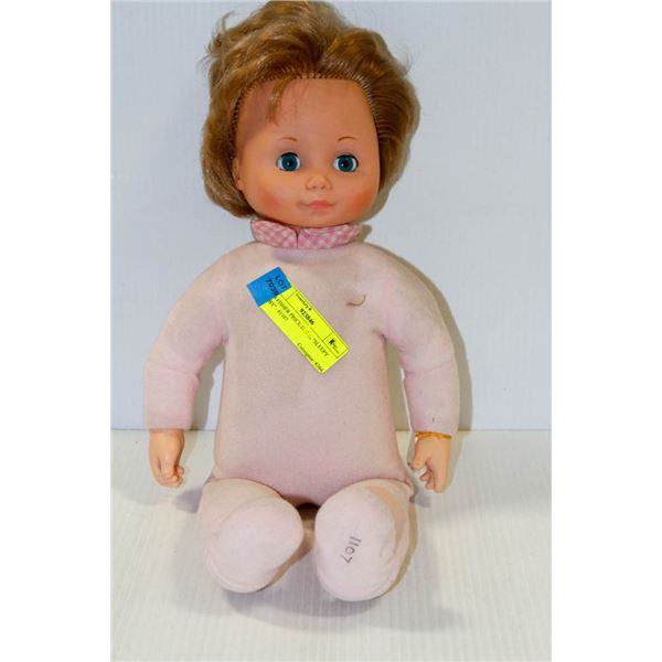 1978 FISHER PRICE DOLL, "SLEEPY BABY".  #1107