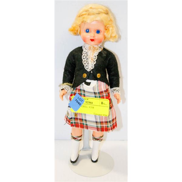 SCOTTISH DOLL.  #1308