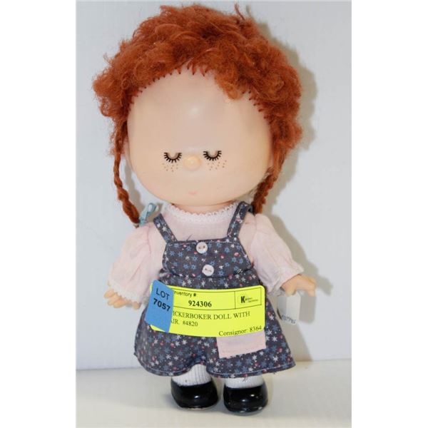 1975 KNICKERBOKER DOLL WITH RED HAIR.  #4820
