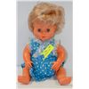 Image 1 : REGAL RUBBER DOLL IN BLUE POLKA DOT OUTFIT. #4812