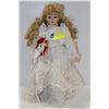 Image 1 : PORCELAIN BRIDAL  DOLL  #1208