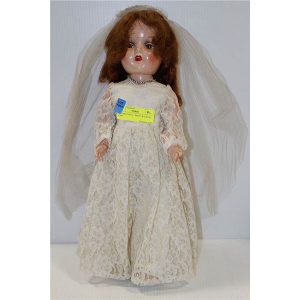 RELIABLE  "BRIDE WALKING" DOLL  #1209
