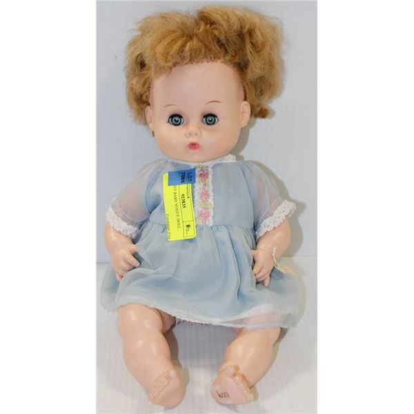 1962 GINNY BABY VOGUE DOLL.  #1009