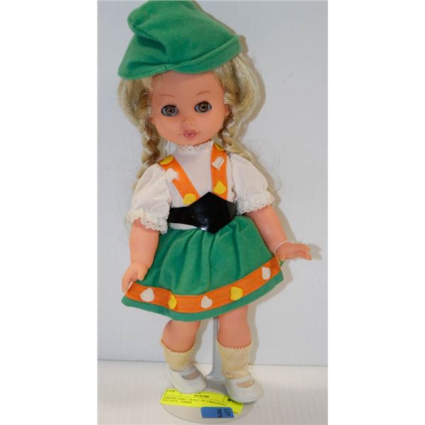 SWISS GIRL DOLL IN ORIGINAL OUTFIT.  #4804