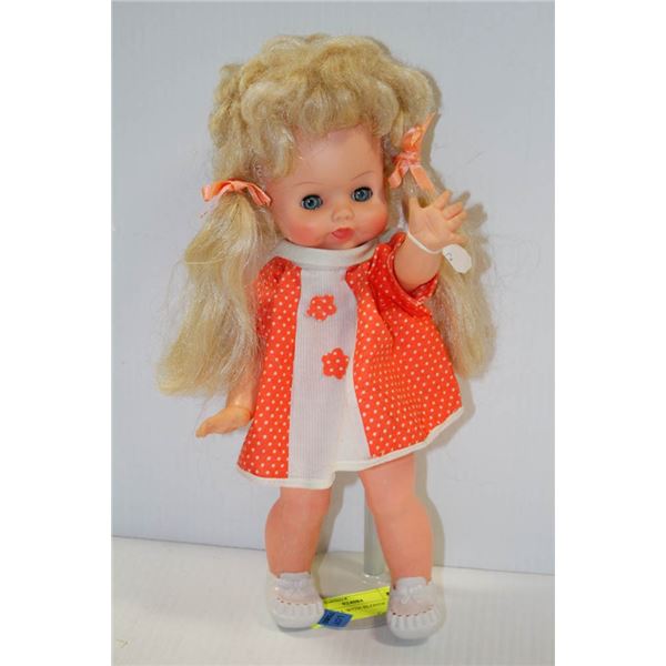 "STAR" DOLL WITH BLONDE HAIR.  #3006