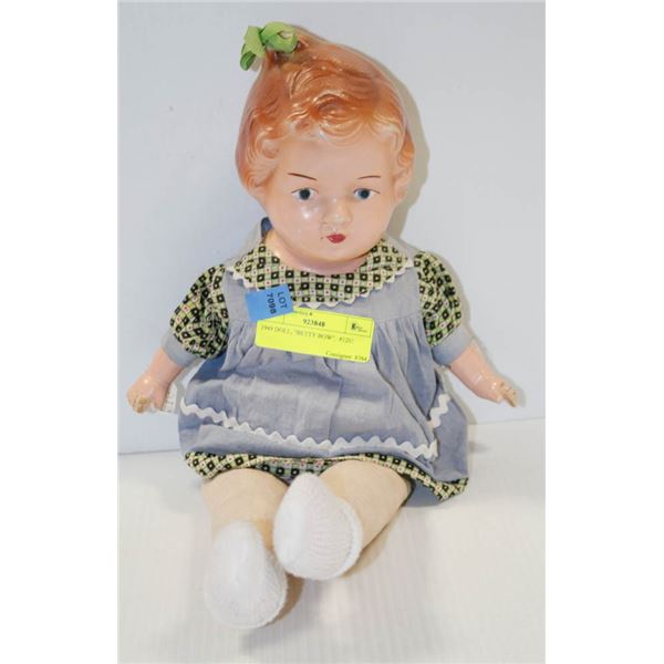 1949 "BETTY BOW" DOLL  #1201