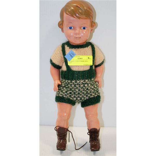 GERMAN TURTLE MARK DOLL.  #1007