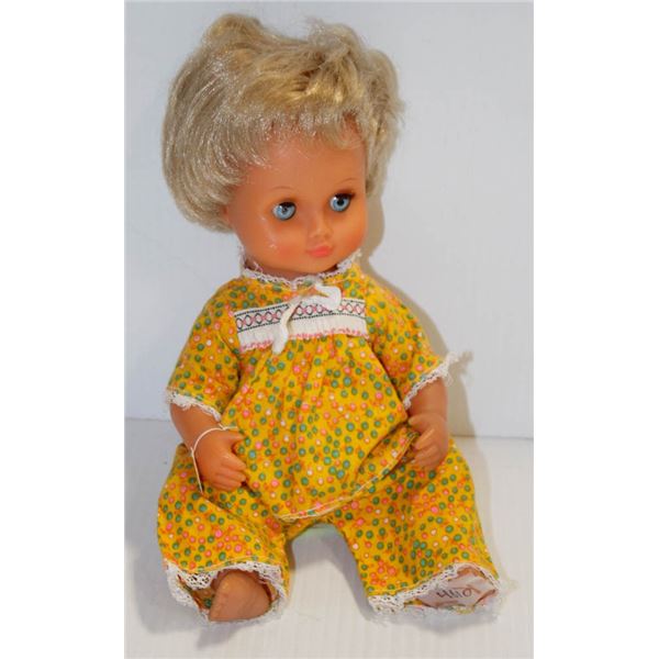 BEAR HEAD FRANCE GIRL DOLL.  #4610