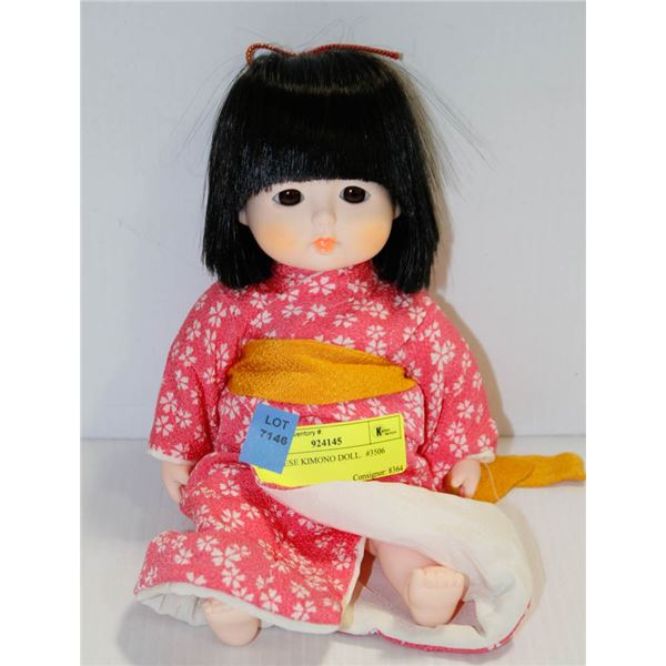 JAPANESE KIMONO DOLL.  #3506